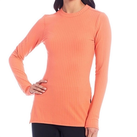 Free People Tops - 92. Free People Blissed Out Long Sleeve Orange